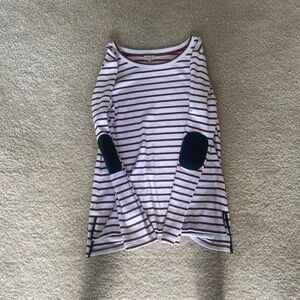 This is a size large Pixley shirt with elbow patch detail